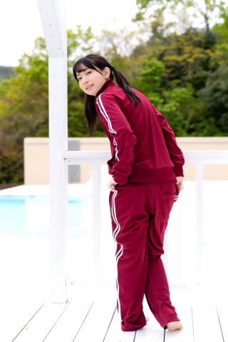Nanako Osaki School Swimsuit Gravure Pool Jersey03