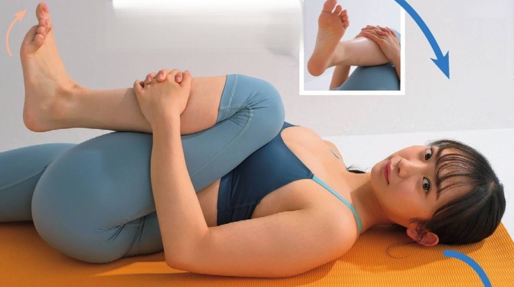 Nanako Aizawa Health Improvement Starting Today Visceral Stretching08