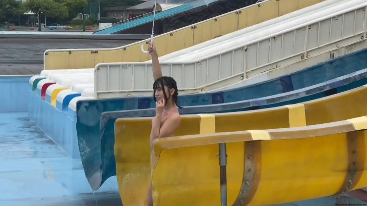 Ayana Nishinaga Swimsuit LEOHEX in pool photo session38