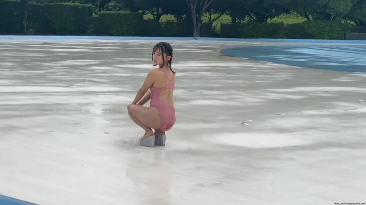 Ayana Nishinaga Swimsuit LEOHEX in pool photo session85