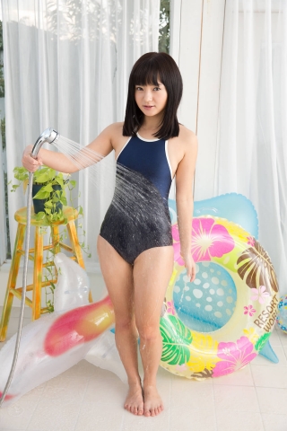 Ayana Nishinaga school swimsuit gravure 614