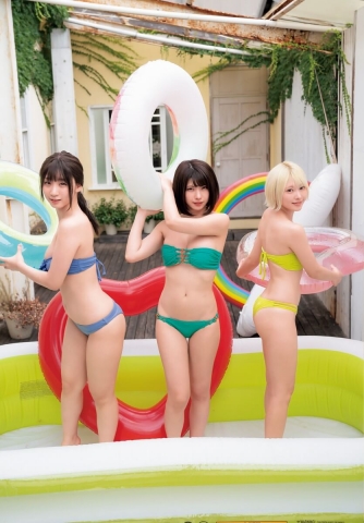 Enako Iori Moe Shinozaki Kokoro Dream Resort Swimsuit Gravure07