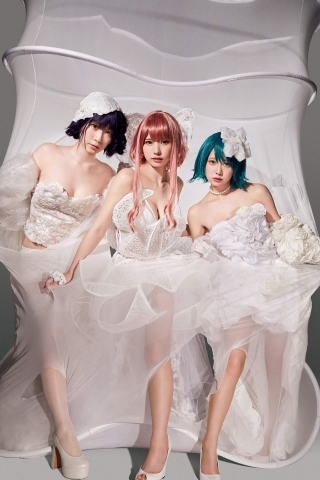 Enako Iori Moe Shinozaki Kokoro Ideal Wedding004