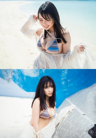 Aika Sawaguchi Our heroine shining on the seashore002