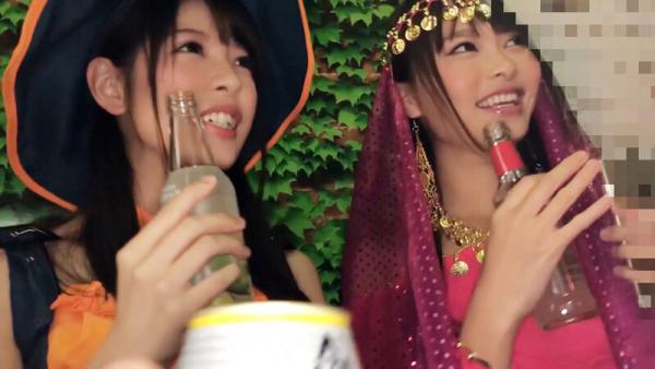 ハロウィンギャルナンパ in渋谷 ハロウィンに浮かれるコスプレ美女を捕獲して飲んで酔わせて即マンGET！4名-Scene1