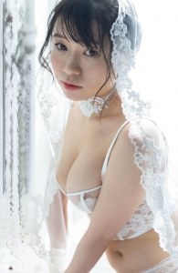 Shioriho Hamabe Bridelike hair nude wedding reception10