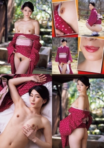 Suzu Honjo Kimono off Hair nude00