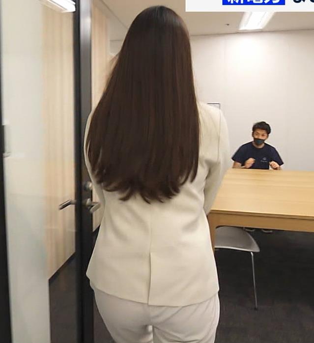 角谷暁子アナ　ニット巨乳キャプ・エロ画像１３